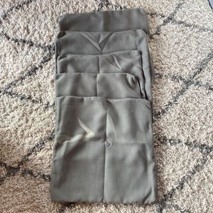 Gray 20x20 inch Pillow Covers - Set of 5